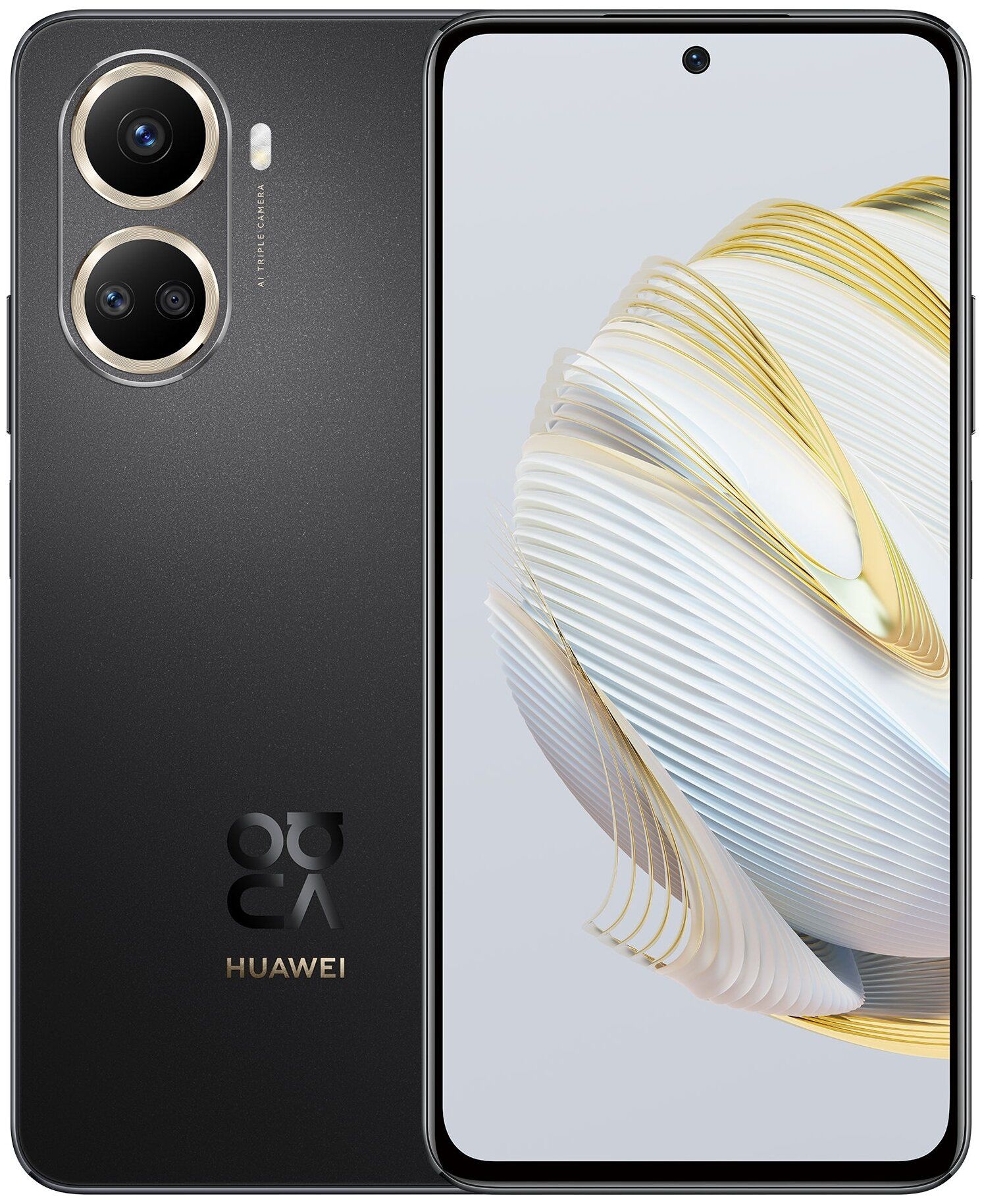Смартфон Huawei Nova 10 SE 8/128Gb Starry Black силиконовый чехол на huawei nova 8 se youth пингвины для хуавей нова 8 се йоус