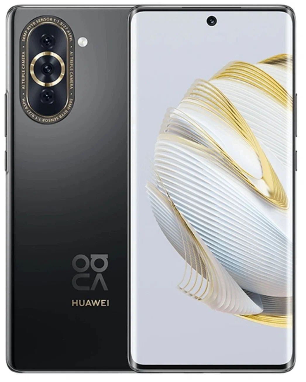 Смартфон Huawei Nova 10 8/128Gb Starry Black сотовый телефон huawei nova y91 8 128gb starry black