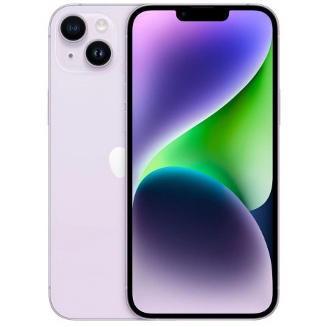 Смартфон Apple iPhone 14 128Gb (MPV03HN/A) Purple - фото 1