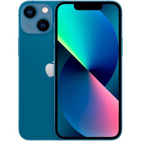 Смартфон Apple A2633 iPhone 13 4/128Gb синий (MLPK3HN/A) - фото 1