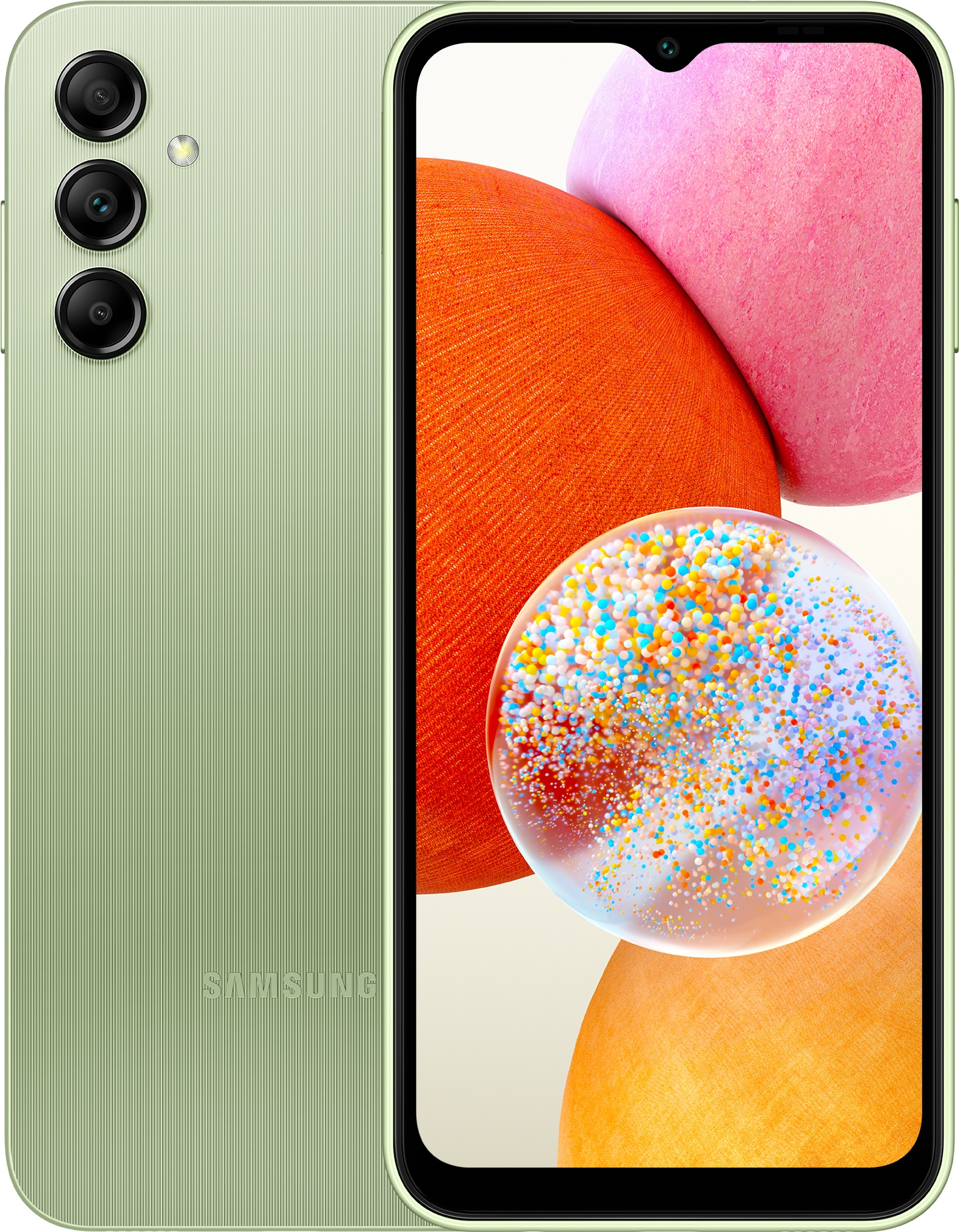 Смартфон Samsung SM-A145 Galaxy A14 64Gb светло-зеленый (SM-A145PLGDMEA) - фото 1