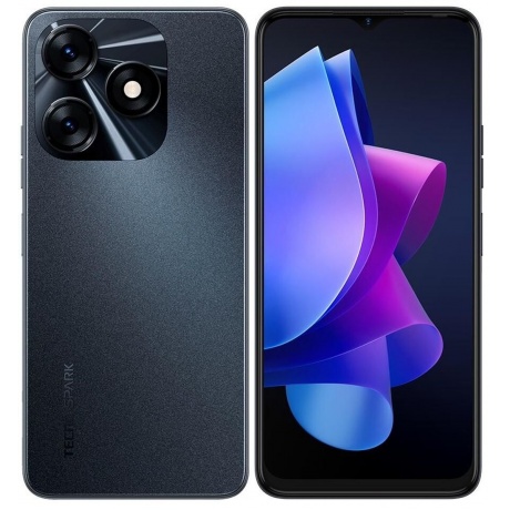Смартфон Tecno Spark 10 4/128Gb Meta Black - фото 1