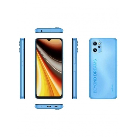 Смартфон Umidigi Power 7 Max 6/128Gb Blue - фото 2