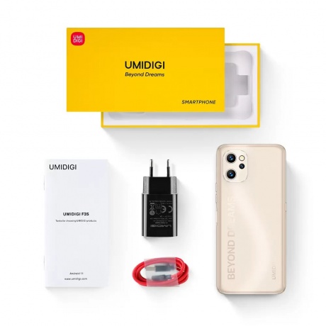 Смартфон Umidigi Power 7 Max 6/128Gb Gold - фото 3