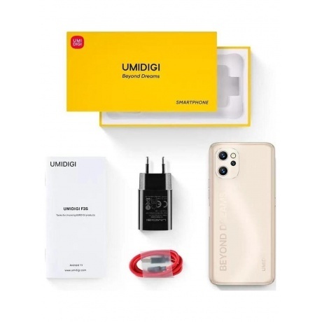 Смартфон Umidigi Power 7 Max 6/128Gb Gold - фото 3