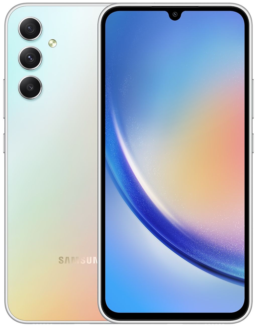Смартфон Samsung Galaxy A34 6/128Gb (SM-A346EZSACAU) Silver, цвет серебро - фото 1