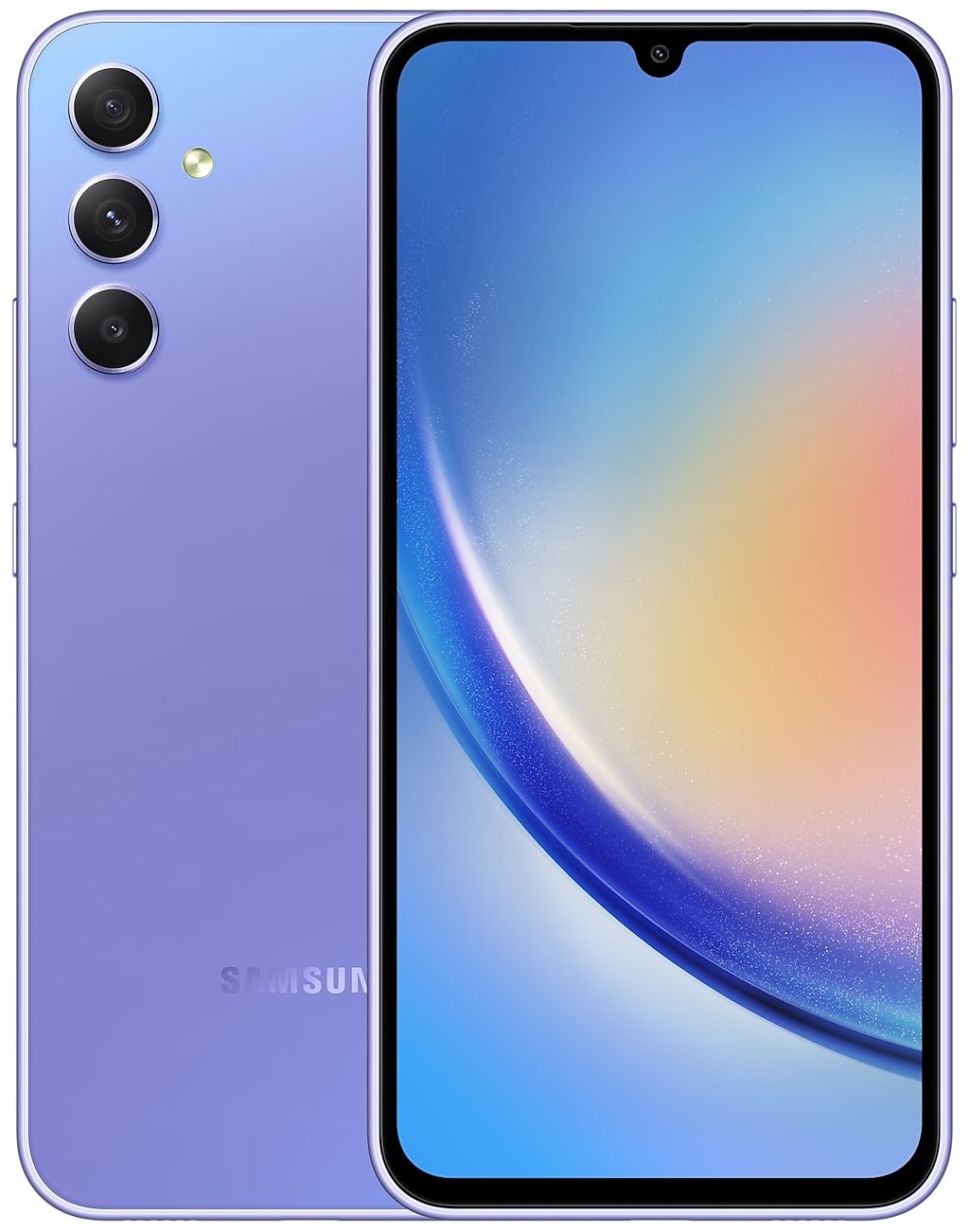 Смартфон Samsung Galaxy A34 8/256Gb (SM-A346ELVECAU) lavander, цвет сиреневый - фото 1