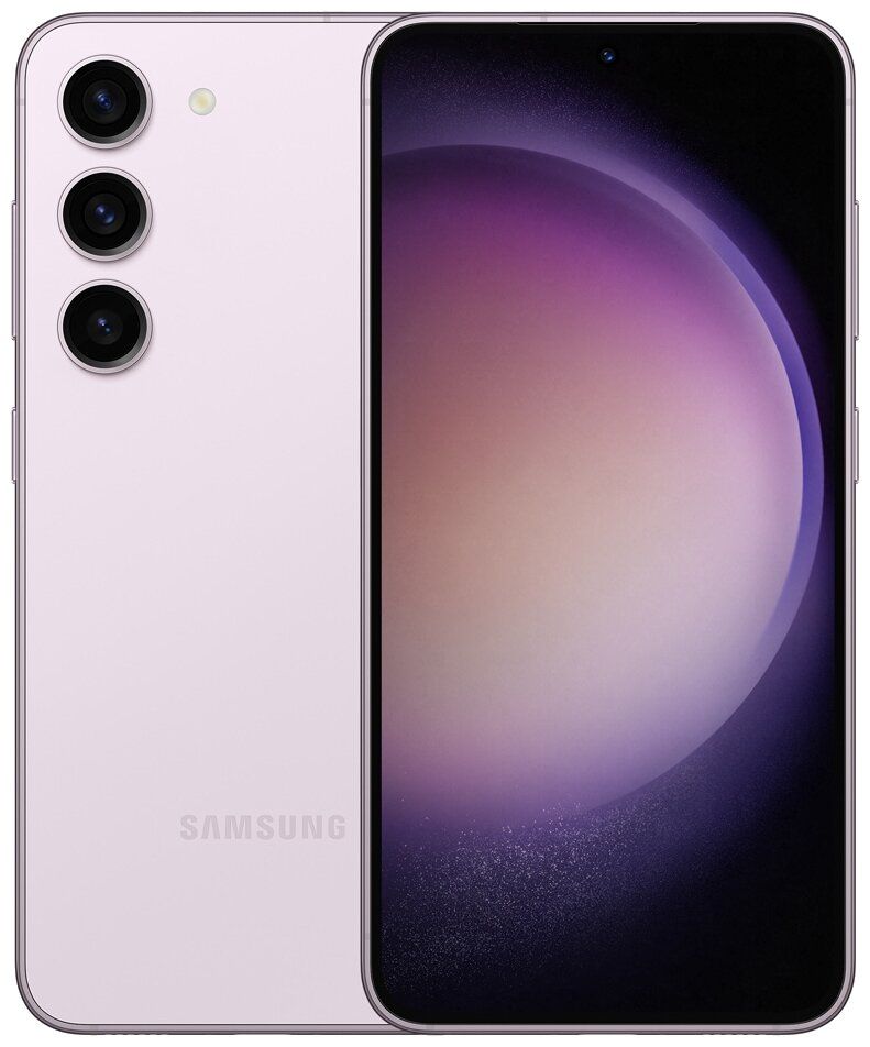 Смартфон Samsung Galaxy S23 8/256Gb (SM-S911BLIGCAU) Lavander смартфон samsung galaxy s23 8 256gb phantom black sm s916b ds