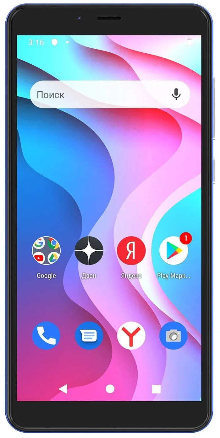 Смартфон INOI A52 Lite 32Gb Ocean blue - фото 2