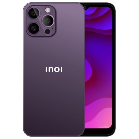 Смартфон INOI A72 4/128Gb NFC Deep Purple - фото 3