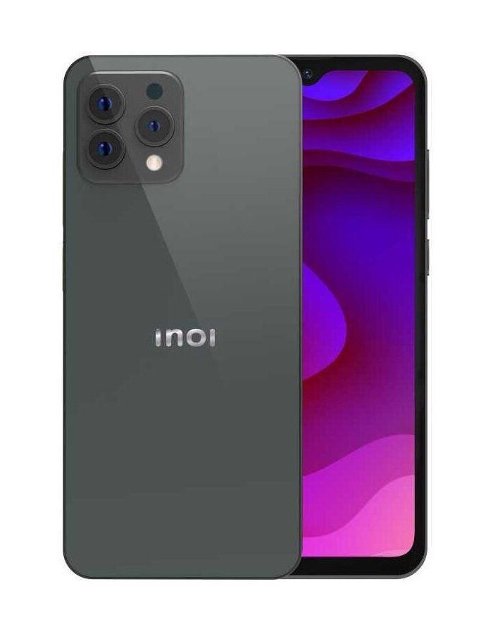 Смартфон INOI Note 12 4/128Gb NFC Black смартфон inoi a83 6 128gb blue