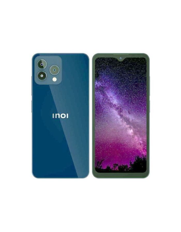 Смартфон INOI A72 4/64Gb NFC Midnight Blue чехол накладка cиликон для inoi a22 lite inoi 2 2 lite 2019 2021 розовый