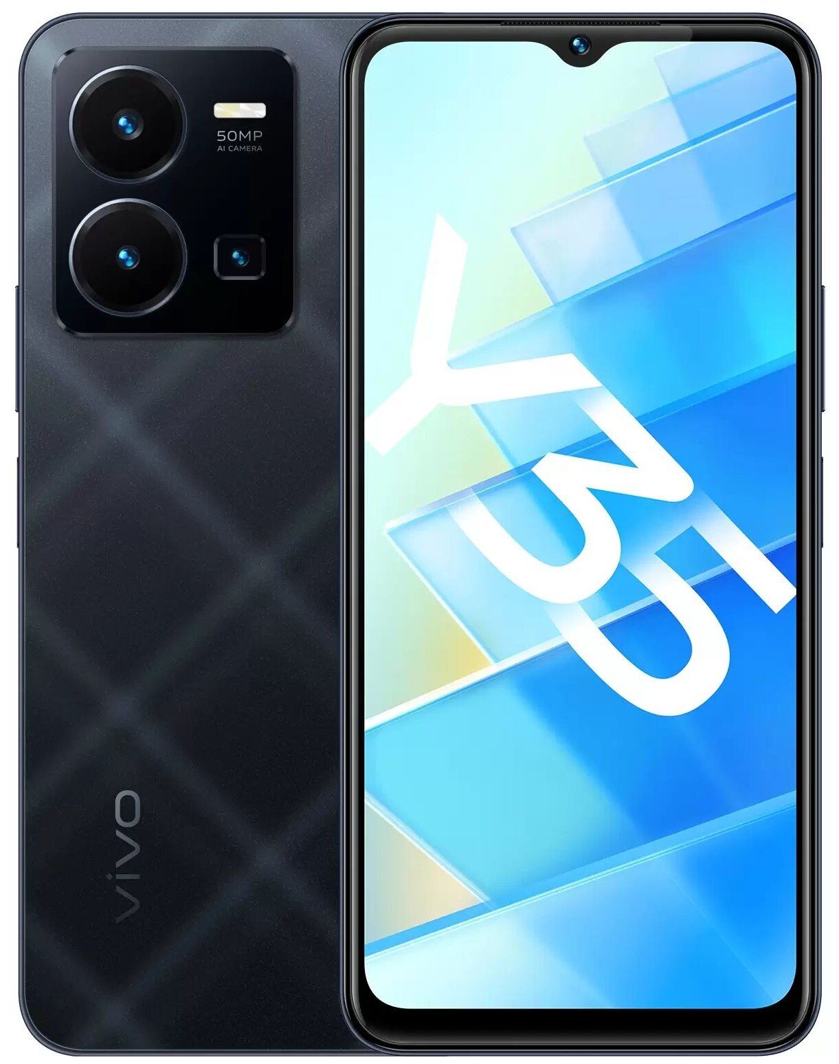 

Смартфон Vivo Y35 4/64Gb Agate Black, Черный