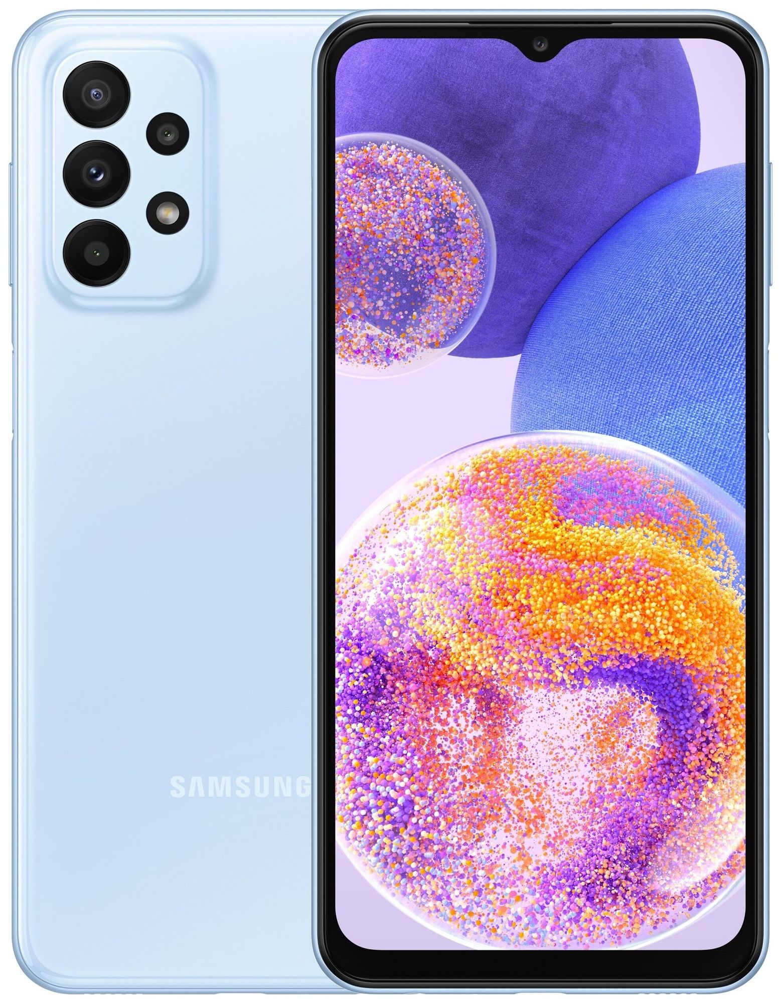 Смартфон Samsung Galaxy A23 SM-A235F 4/64Gb Blue (SM-A235FLBUMEA), цвет синий - фото 1