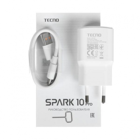 Смартфон Tecno Spark 10 Pro 4/128Gb Starry Black - фото 14