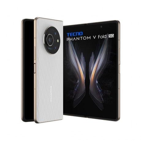 Смартфон Tecno Phantom V Fold 12/512Gb White - фото 1