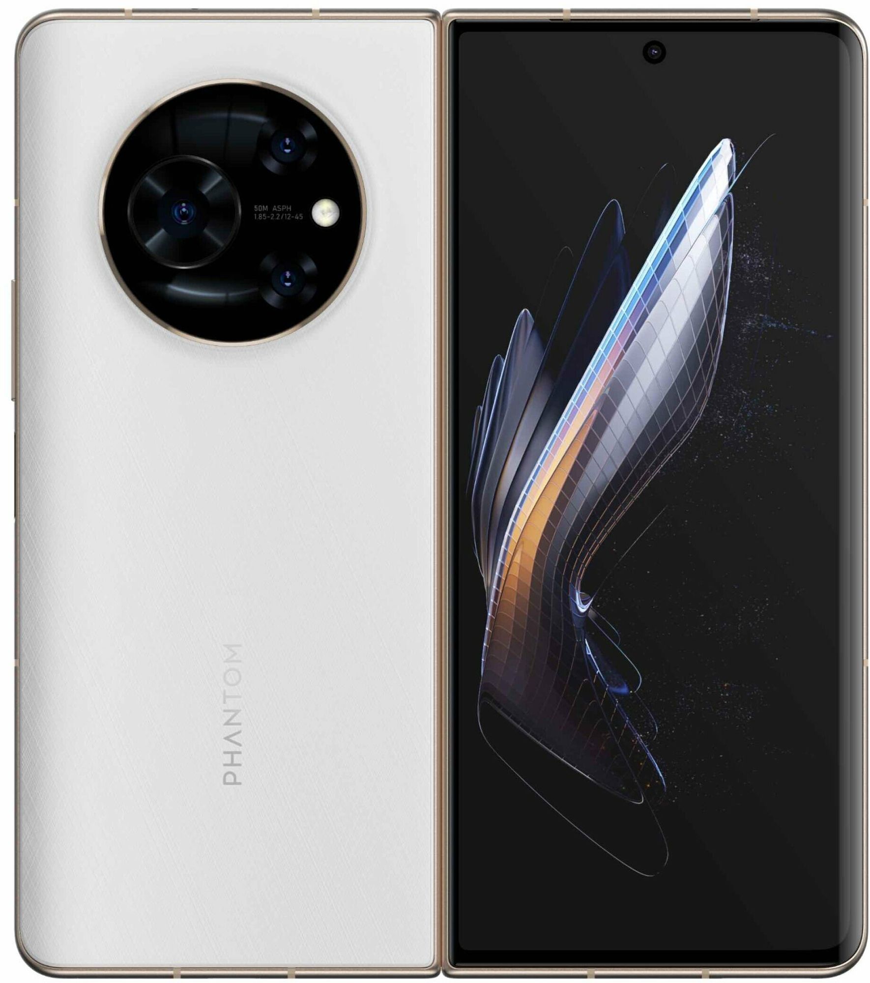 Смартфон Tecno Phantom V Fold 12/512Gb White - фото 2