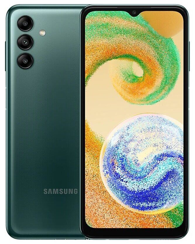 Смартфон Samsung Galaxy A04s 4/64Gb (SM-A047FZGGSKZ)  Green