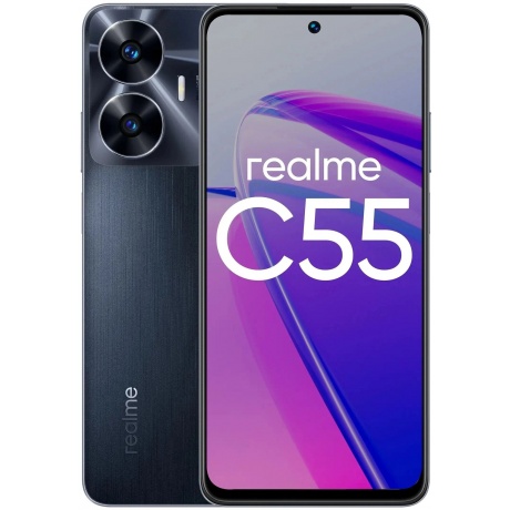 Смартфон Realme C55 6/128Gb Black - фото 1