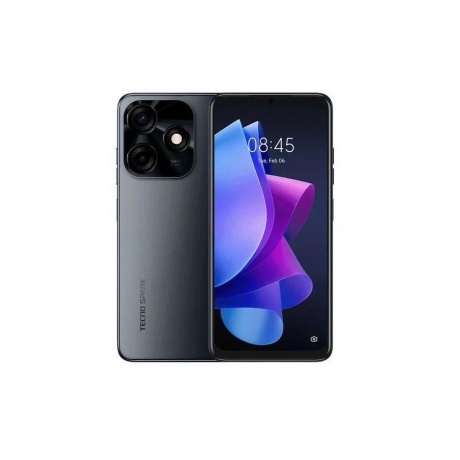 Смартфон Tecno Spark 10c 4/128Gb Meta Black - фото 1