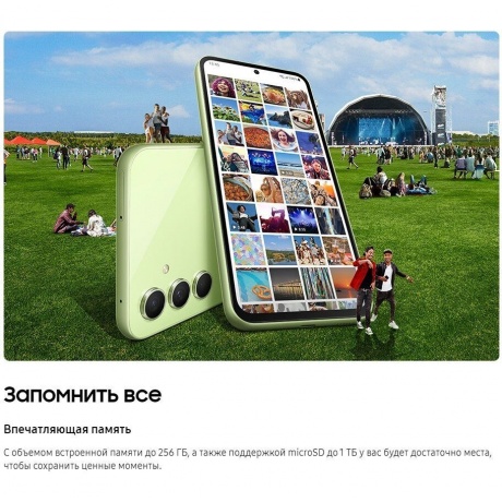 Смартфон Samsung Galaxy A54 5G 8/256Gb (SM-A546EZKDCAU) Graphite - фото 16