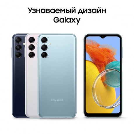 Смартфон Samsung SM-M146B Galaxy M14 4/64Gb голубой SM-M146BZBUCAU - фото 10