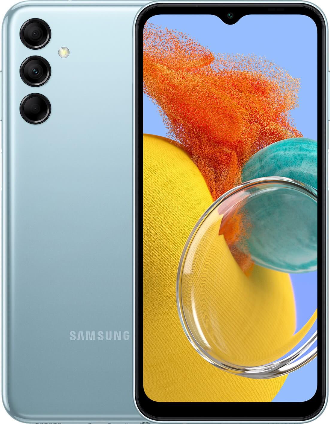Смартфон Samsung Galaxy M14 4/64Gb (SM-M146BZBUCAU) Blue смартфон samsung galaxy a23 sm a235 4 64gb black