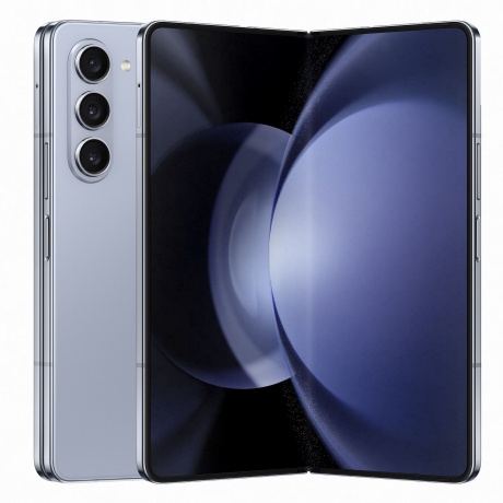 Смартфон Samsung SM-F946B Galaxy Z Fold 5 5G 12/256Gb голубой SM-F946BLBBCAU - фото 1