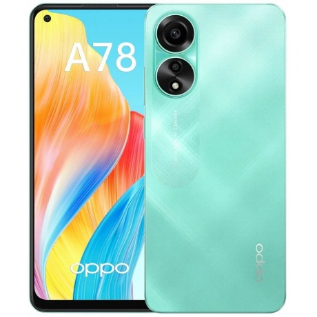 Смартфон Oppo A78 8/128Gb Agua Green - фото 1