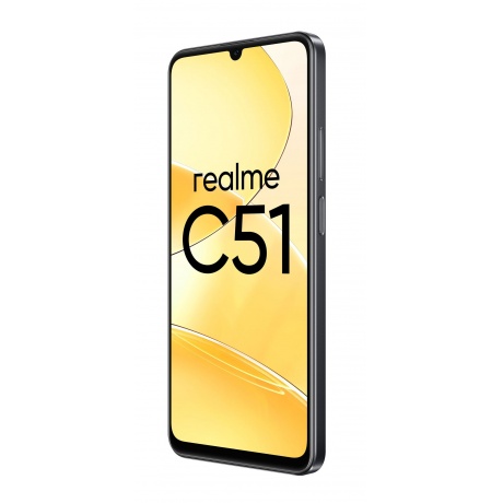 Смартфон Realme C51 4/128Gb Black - фото 7