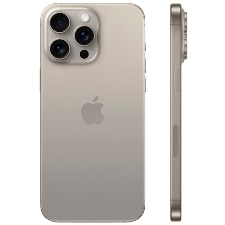 Смартфон Apple iPhone 15 Pro Max 256Gb Natural Titanium - фото 2