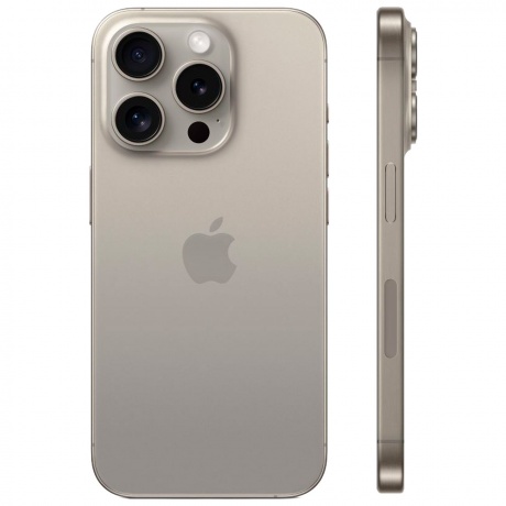 Смартфон Apple iPhone 15 Pro 128Gb Natural Titanium - фото 2