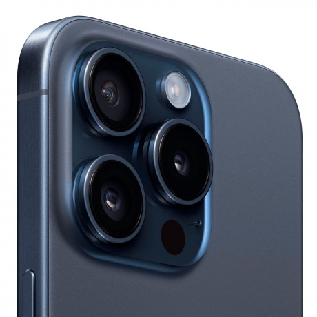 Смартфон Apple iPhone 15 Pro 128Gb Blue Titanium - фото 3
