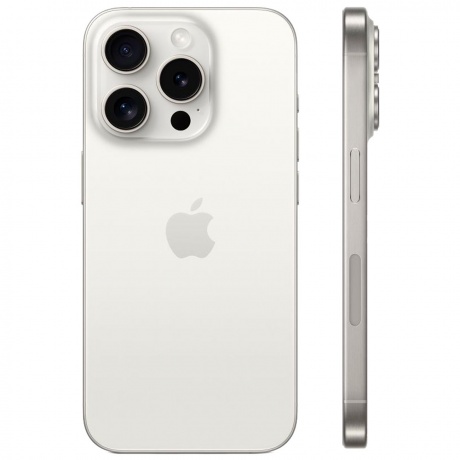Смартфон Apple iPhone 15 Pro 128Gb White Titanium - фото 2