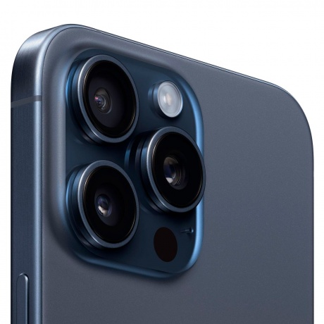 Смартфон Apple iPhone 15 Pro Max 512Gb Blue Titanium - фото 3