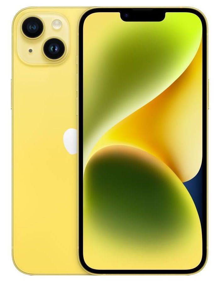 Смартфон Apple iPhone 14 Plus 128Gb (MR593CH/A) Yellow смартфон apple iphone 14 plus 128gb mq363ch a starlight