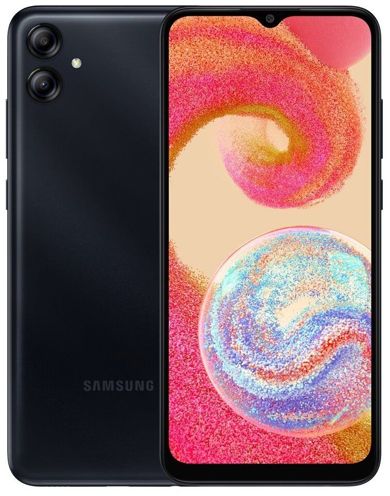 Смартфон Samsung Galaxy A04e 4/128Gb Black SM-A042FZKKSKZ, цвет черный - фото 1