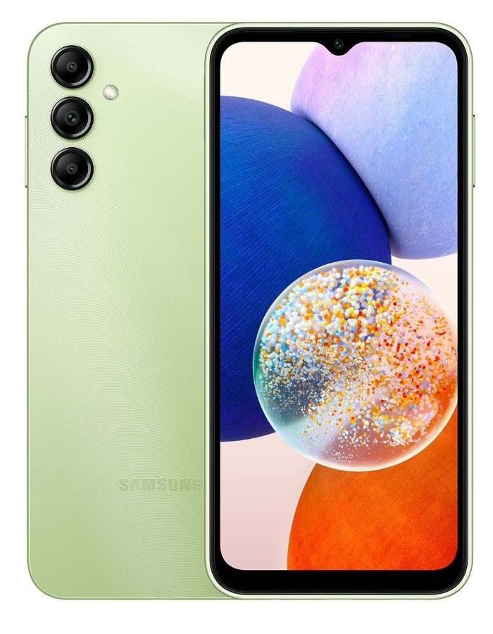 Смартфон Samsung Galaxy A14 4/64Gb (SM-A145FLGDMEA) Light Green телефон samsung galaxy a14 4 64gb light green sm a145flgdmea