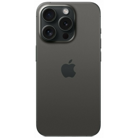 Смартфон Apple iPhone 15 Pro 128Gb (MTQ43ZA/A) Black Titan - фото 2