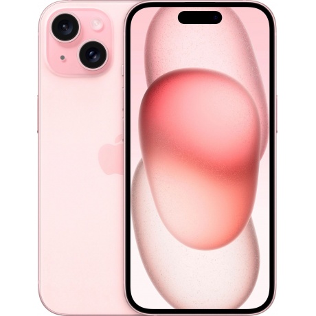 Смартфон Apple iPhone 15 128Gb (MTLE3CH/A) Pink - фото 1