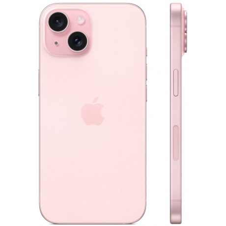 Смартфон Apple iPhone 15 128Gb (MTP13HN/A) Pink - фото 2