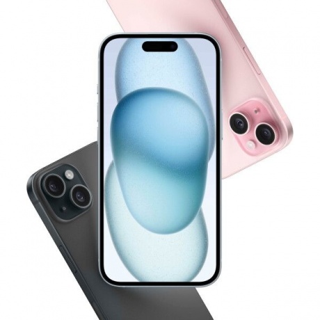 Смартфон Apple iPhone 15 128Gb (MTP43HN/A) Blue - фото 9