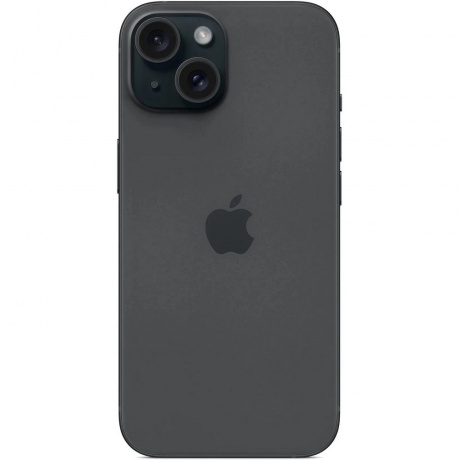 Смартфон Apple iPhone 15 256Gb (MTP63HN/A) Black - фото 2