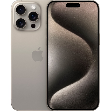 Смартфон Apple iPhone 15 Pro Max 256Gb (MU2Q3CH/A) Титан - фото 1
