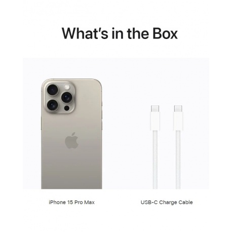 Смартфон Apple iPhone 15 Pro Max 256Gb (MU2Q3CH/A) Титан - фото 9
