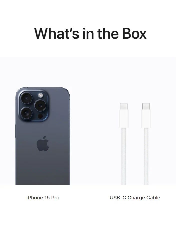 Смартфон Apple iPhone 15 Pro 512Gb (MTVA3ZD/A) Blue - фото 9