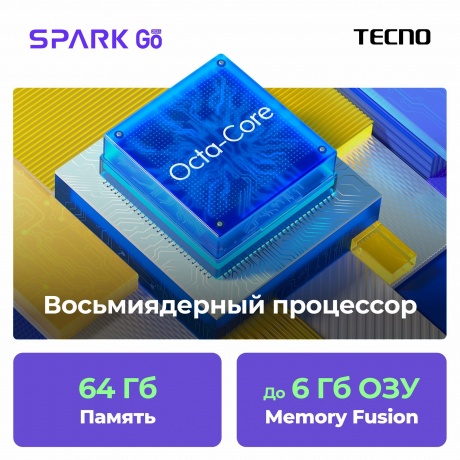 Смартфон Tecno Spark Go 2024 3/64Gb Gravity Black - фото 19