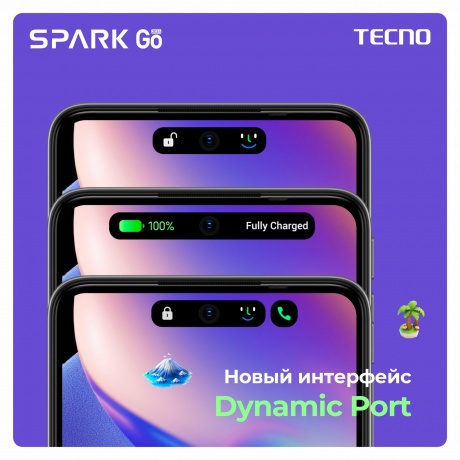 Смартфон Tecno Spark Go 2024 3/64Gb Gravity Black - фото 23