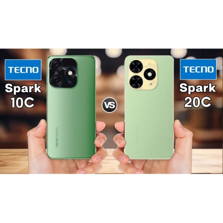 Смартфон Tecno Spark 20c 4/128GB Magic Skin Green - фото 12