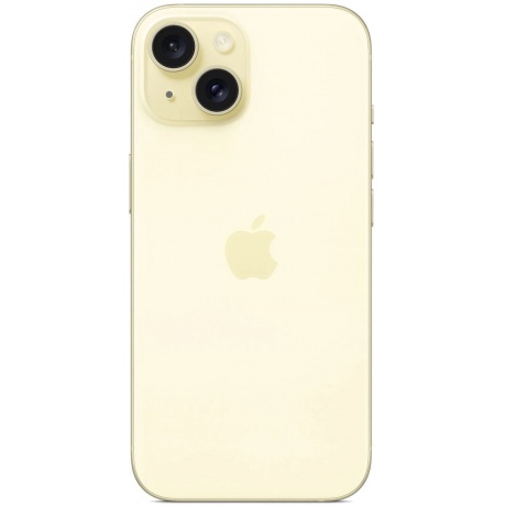 Смартфон Apple iPhone 15 128Gb (MTLF3ZA/A) Yellow - фото 3
